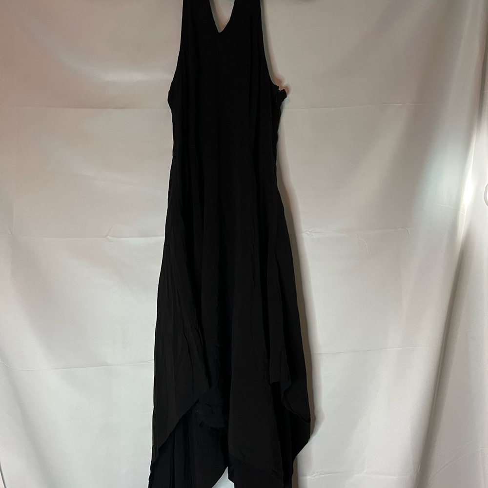 Candie's Black Asymmetrical Hem Sleeveless Dress